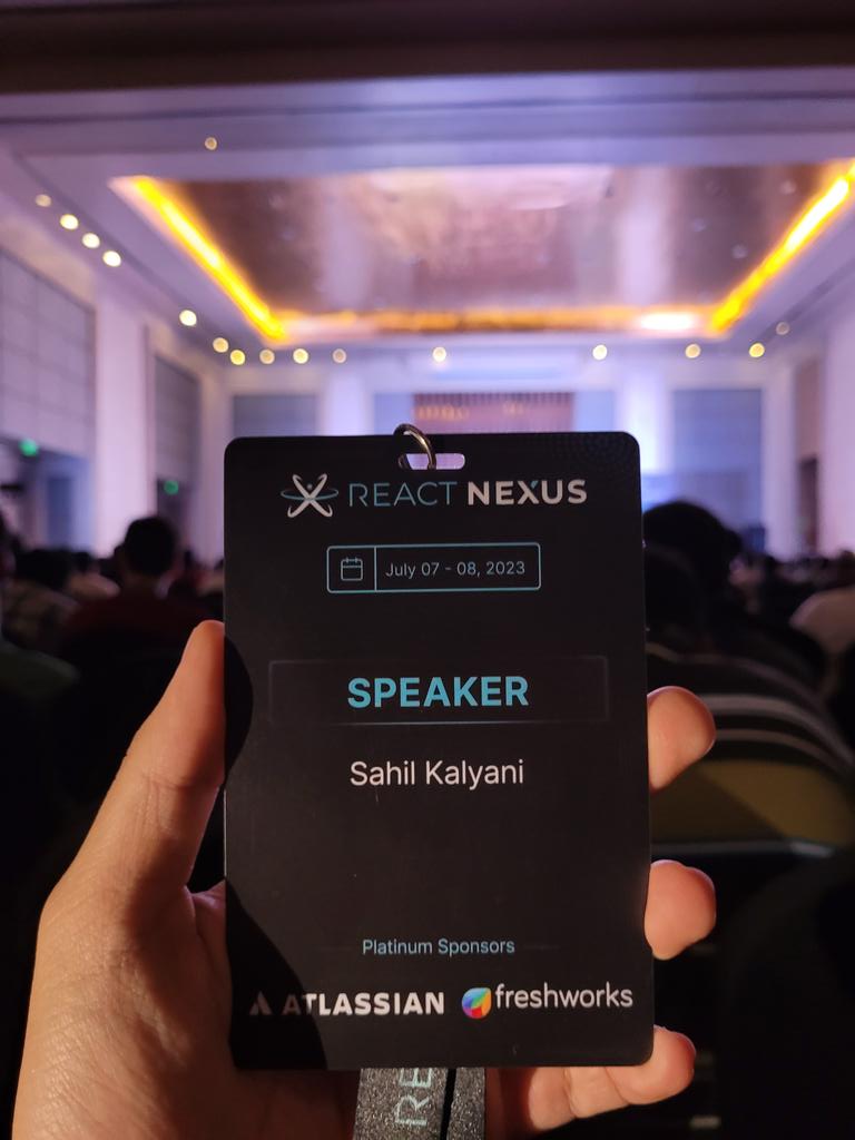 sahilkalyani_in's tweet image. Day 1 was amazing. Looking forward to day 2! Come say hi if you&apos;re coming tomorrow!

#ReactNexus