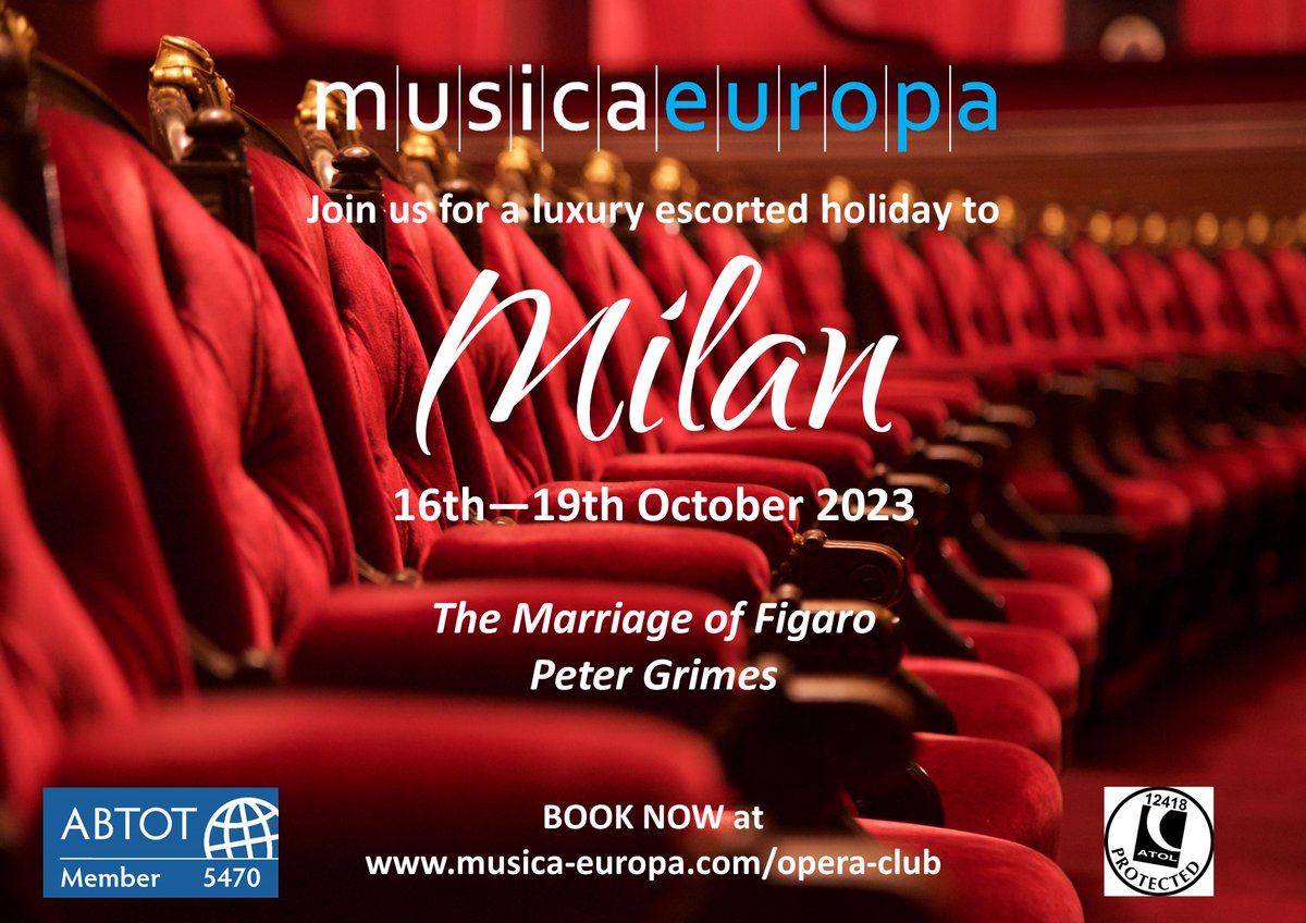 Book now for La Scala in October
musica-europa.com/opera-club/
#ExperienceAWorldOfPerformance #Milan #operaclub