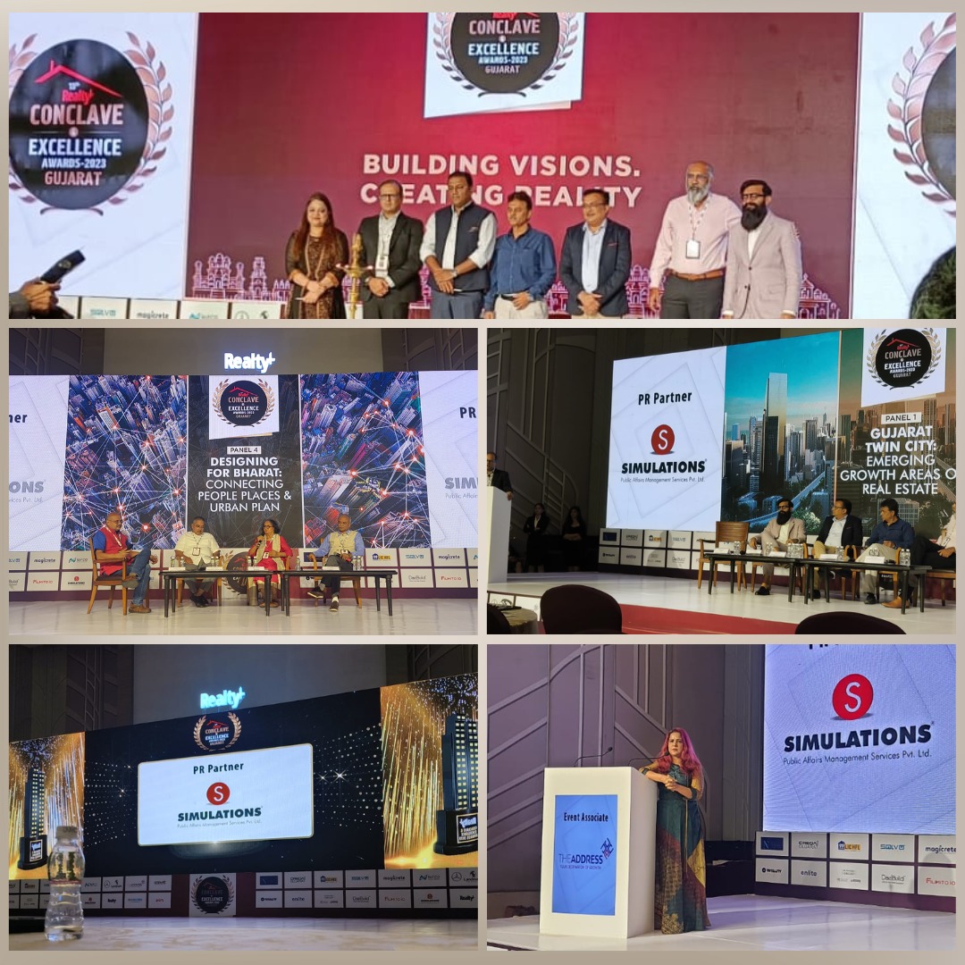 simulationspr's tweet photo. The Realty+ Conclave & Excellence Awards 2023 Gujarat, organised by Realty+ magazine, took in Ahmedabad on Thursday. (1/4)
#simulationspr #realestate #ahmedabad #communication #communicationpartner #pragency #pragencyinahmedabad #realestateindustry #realestate https://t.co/MkbFvmUX35