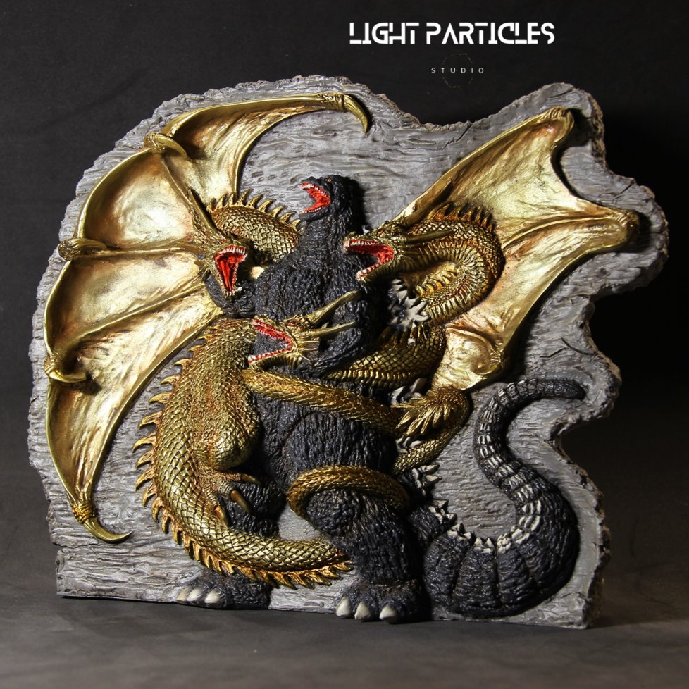 LightPartSt's tweet photo. [Personal Paint Work] GOWROW Godzilla VS King Ghidorah (1991) 

Painting this GK was really fun. Hope everyone like it~

Sculptor: GOWROW
Painter: @LightPartSt

#Godzilla  #ゴジラ #GOWROW #GodzillavsKingGhidorah #キングギドラ #ゴジラvsキングギドラ #ゴジラ1991 https://t.co/qyb8GH4qXN