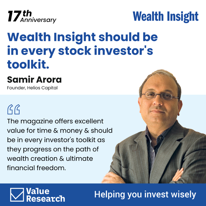 VRStocks's tweet photo. Words from the industry leaders.

Celebrating 17 years of Wealth Insight.
🎁Get 1-year subscription at ₹̷1̷5̷0̷0̷  ₹𝟮𝟵𝟵

Subscribe now – https://t.co/29r3YUnFDD
𝗕𝗲𝗰𝗼𝗺𝗲 𝗮 𝘀𝗺𝗮𝗿𝘁 𝘀𝘁𝗼𝗰𝗸 𝗶𝗻𝘃𝗲𝘀𝘁𝗼𝗿!