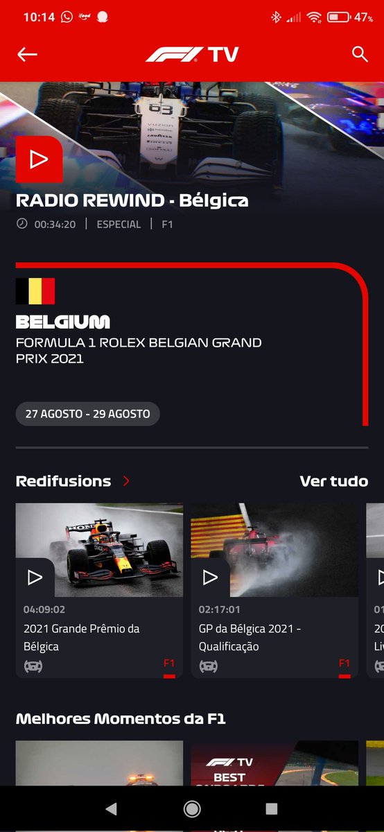 @camposfb ouvindo agora o #alemdavelocidade e as discussões sobre chuva, chega ser cômico a F1TV manter as 4 horas da não-corrida da Bélgica 2021 no catálogo do seu arquivo... Que as mudanças no para-lamas dêem certo para termos corridas com chuva com mínimo de risco aos pilotos.