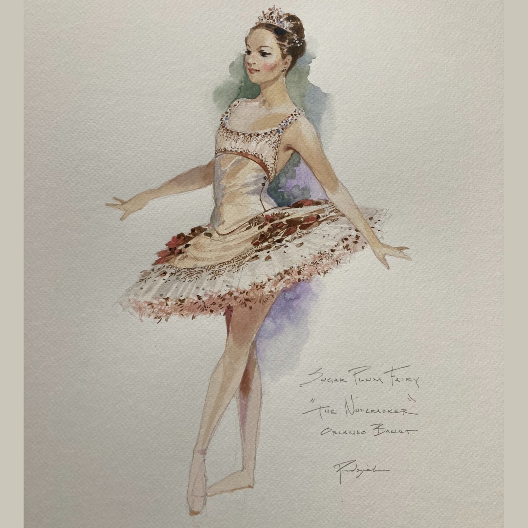 Happy World Chocolate Day! 🍫 "Bob Perdziola and I wanted to rethink the color palette of act two. It was Bobs' beautiful suggestion to design her/Sugar Plum in chocolate and rose tones." - Jorden Morris

Mark your calendars for 7/25!