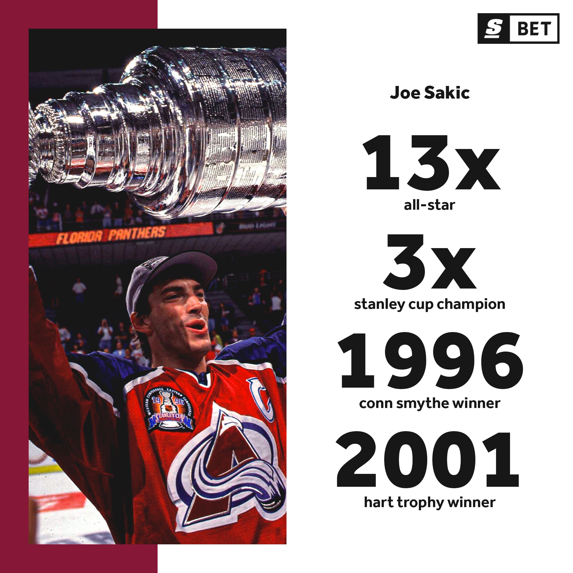 Happy 54th birthday, Joe Sakic! 