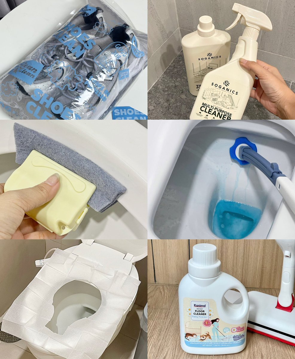 Thookboktor's tweet image. 🧼 ⟡ เธรดรวมของใช้หมวดทำความสะอาด ใช้แล้วดี มีแล้วชีวิตดีขึ้น(เยอะ!) 🧽🚿