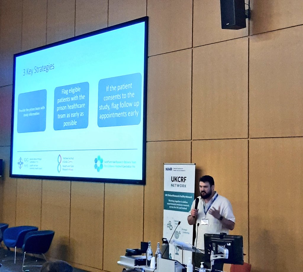 Fantastic opening talk on day 2 by Rhys Thomas on research inclusion involving prisoners in clinical research #crfconf23 #breakingdownthebarriers