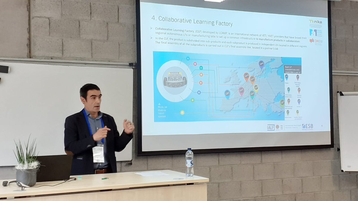 Miguel_Altuna's tweet image. 🔘Presentation of two papers related to Advanced Manufacturing and Cooperative Learning at #CLF2023
🔘+ info: labur.eus/vKAto

#CoVEs #LCAMP #CollaborativeLearningFactory #MiguelAltuna #LanbideHeziketa