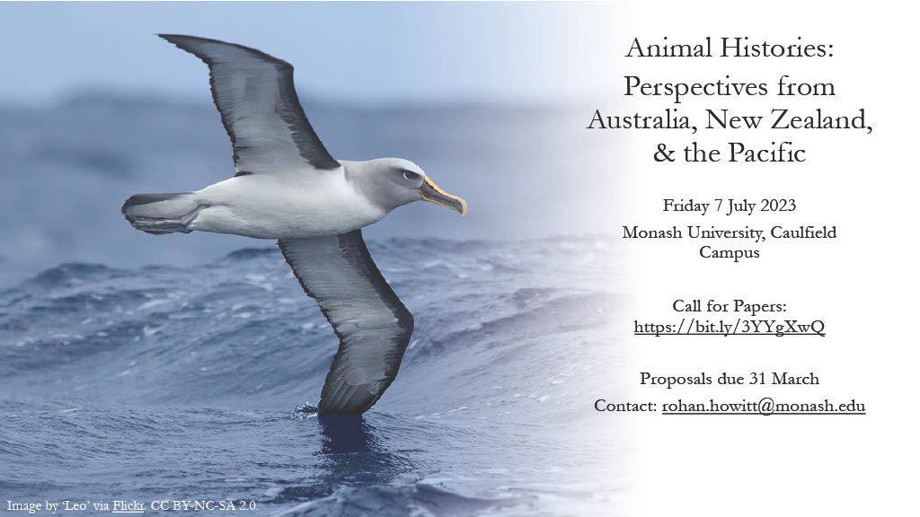 I learned a lot and had great fun discussing animal and, in particular, penguin histories at the "Animal Histories" workshop at <a href="/MonashUni/">Monash University</a> last night/this morning. Thanks to Rohan Howitt and <a href="/HistoryKateS/">Kate Stevens</a> for letting me participate remotely. #envhist 🐧🌊