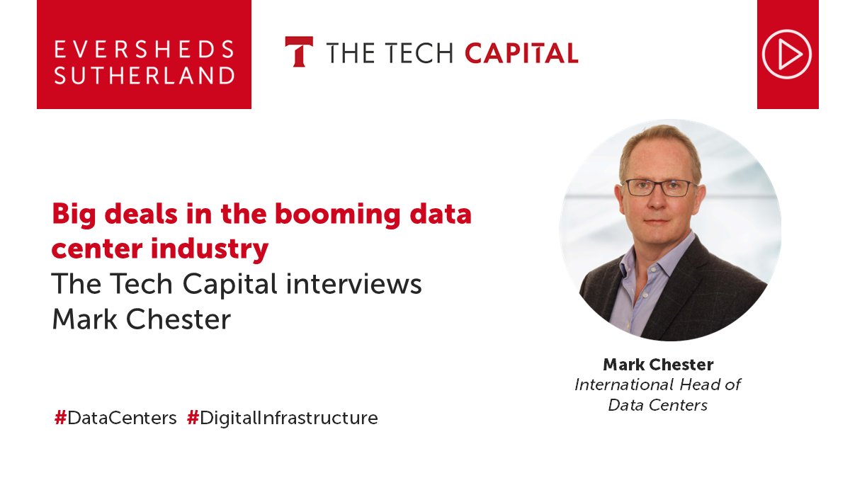 In this interview, Partner and Co-Global Head of Data Centers, Mark Chester shares developments and challenges surrounding the digital infrastructure landscape with <a href="/thetechcapital_/">The Tech Capital</a>  at this year’s Kickstart Europe in Amsterdam. Watch now: youtube.com/watch?v=vHpwS6…

#DataCenters