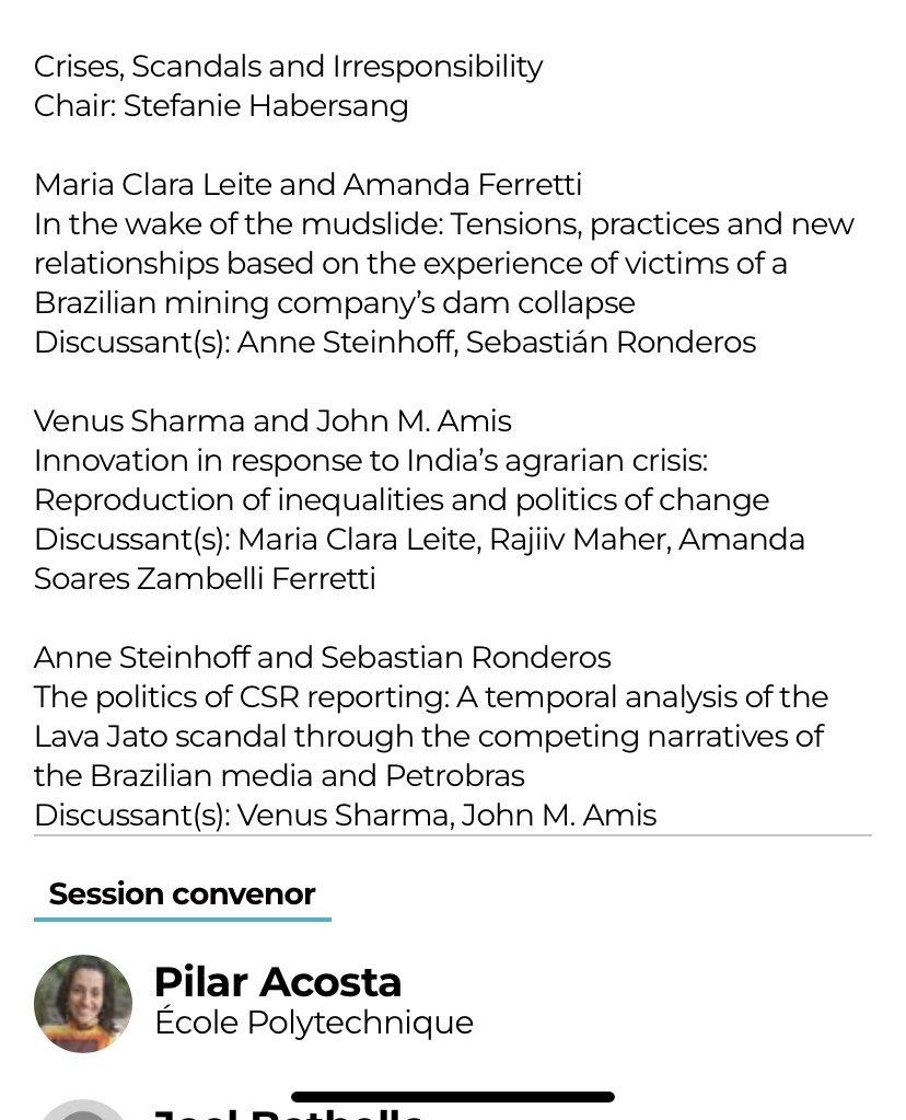 #EGOS2023 app is 💯 on point 🔥: such an intense and excellent first time experience ⁦⁦@egosnet⁩. very thankful that our presentation in #stream27 on #responsibilities in the #globalSouth was so well received with loads of help to develop a publication from our data 🎉
