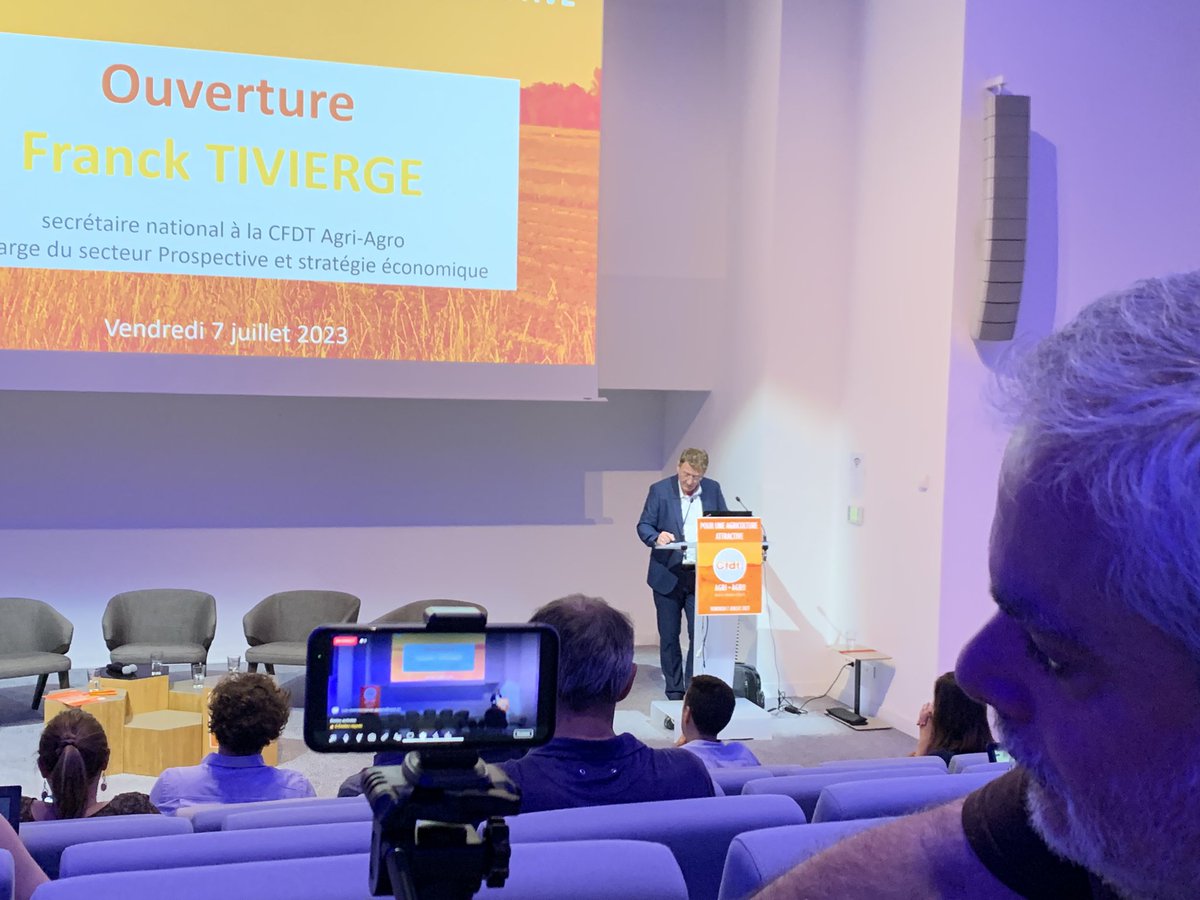 [ Pour une #agriculture attractive ] La #CFDT Agri-Agro tient ce 7 juillet une conférence à Paris pour présenter l’étude inédite qu’elle a commandée au #BASIC <a href="/CFDT/">CFDT</a> <a href="/Impact_matters/">Le Basic</a>