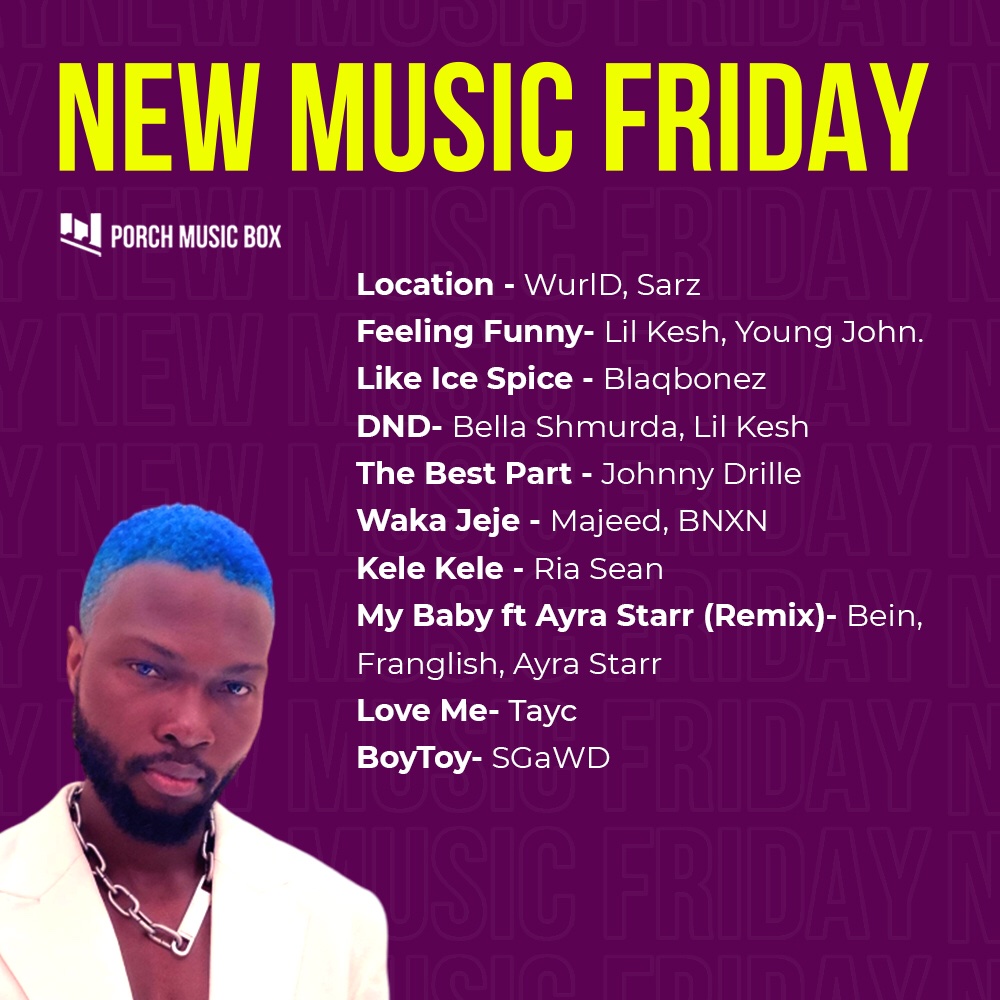 porchmusicc's tweet photo. 🎶🎉 Happy #NewMusicFriday! 🎶🎉 Get ready to groove to the hottest releases of the week. From chart-topping pop hits to underground indie gems, there's something for everyone. Turn up the volume and let's get this weekend started! #TGIF 
Cover @thisisWurlD https://t.co/4gwshrtnGC