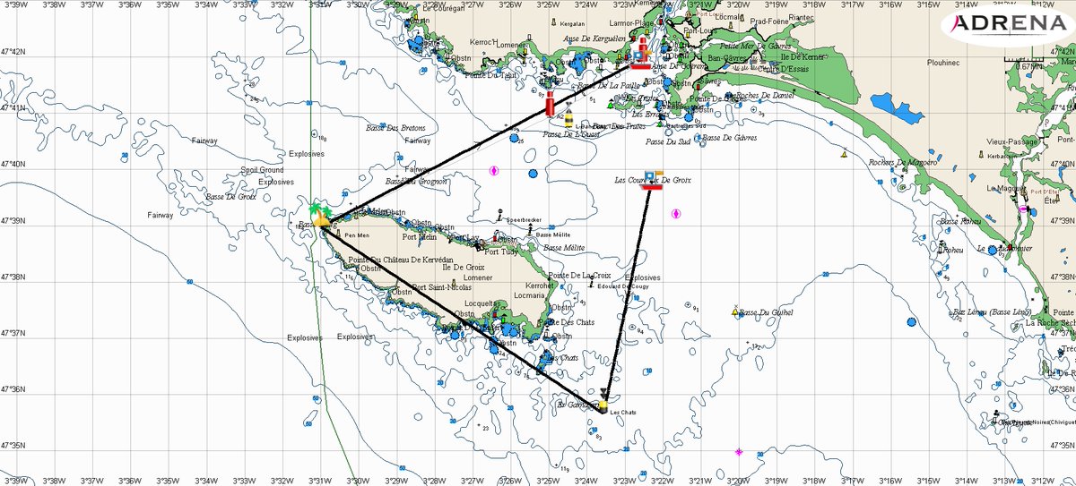 Le Grand Prix Guy Cotten prend la forme d'un tour de l'île de Groix : 16 milles à parcourir pour un coefficient 1.
Côté météo, les conditions vont être plutôt light  avec un thermique Sud Est entre 7 et 8 nœuds.
Départ de la course à 13h