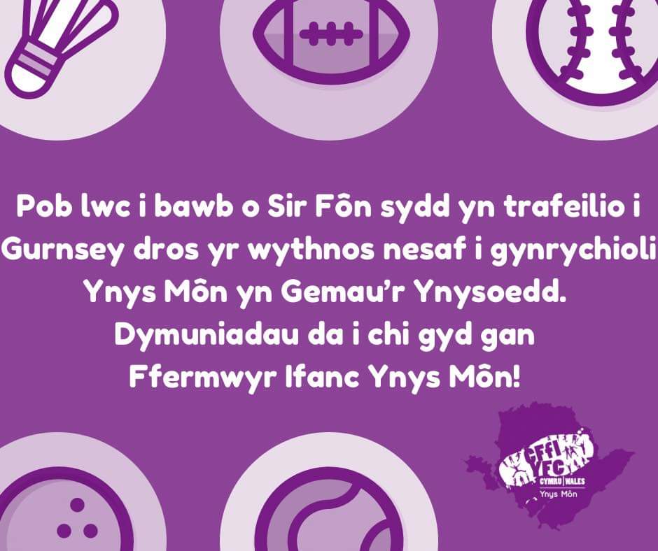 Ffermwyr Ifanc Môn (@cffiynysmon) on Twitter photo Pob lwc i bawb fydd yn cystadlu yng Ngemau'r Ynysoedd draw yn Guernsey! Mae sawl aelod o <a href="/cffiynysmon/">Ffermwyr Ifanc Môn</a> yn cynrychioli'r Ynys yn y Gemau! <a href="/CFfICymru/">CFfI Cymru</a> <a href="/IslandGamesAsso/">International Island Games Association (IIGA)</a> <a href="/cyngormon/">Cyngor Sir Ynys Môn</a> Pob lwc i bawb fydd yn cystadlu yng Ngemau'r Ynysoedd draw yn Guernsey! Mae sawl aelod o <a href="/cffiynysmon/">Ffermwyr Ifanc Môn</a> yn cynrychioli'r Ynys yn y Gemau! <a href="/CFfICymru/">CFfI Cymru</a> <a href="/IslandGamesAsso/">International Island Games Association (IIGA)</a> <a href="/cyngormon/">Cyngor Sir Ynys Môn</a>