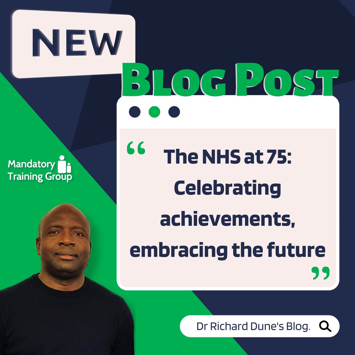 MandTrainUK's tweet photo. On its 75th anniversary, let's reflect on the NHS's achievements, acknowledge its challenges, and look forward to its future. Let's join @drrichdune in expressing gratitude to the NHS in our latest blog article! Read now! - https://t.co/SfAREuKXfe
#NHS75 #NHSLegacy #NHSFuture https://t.co/hF2wWjD9DB
