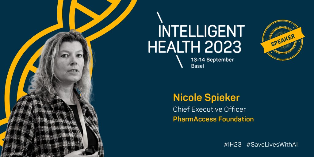 📣📣 Get ready to be inspired by our newest addition to the speaker lineup! Nicole Spieker, CEO, @PharmAccessOrg will be joining the Intelligent Health speaker lineup this year (13-14 September, Basel). Join Nicole our incredible lineup of speakers🎇 👉 hubs.li/Q01WdHyK0