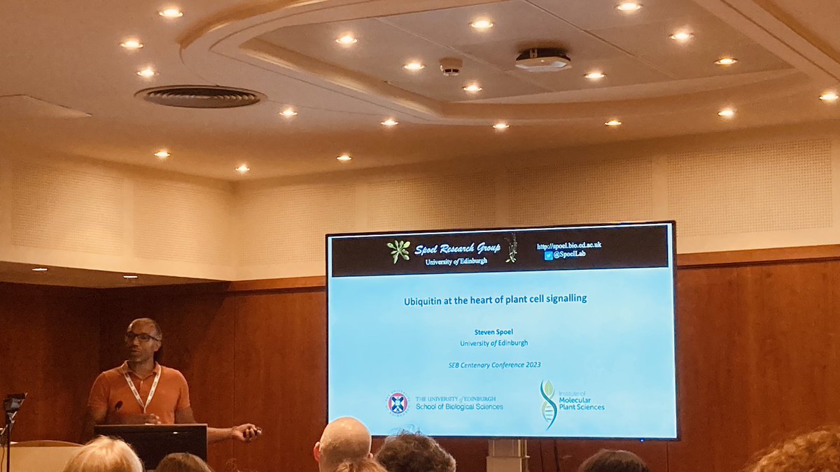 Uknow_Wh0's tweet photo. Fantastic talk by @SpoelLab on our favourite topic!!

@SEBiology 
@InstMolPlantSci https://t.co/qZJ3v3bh9c