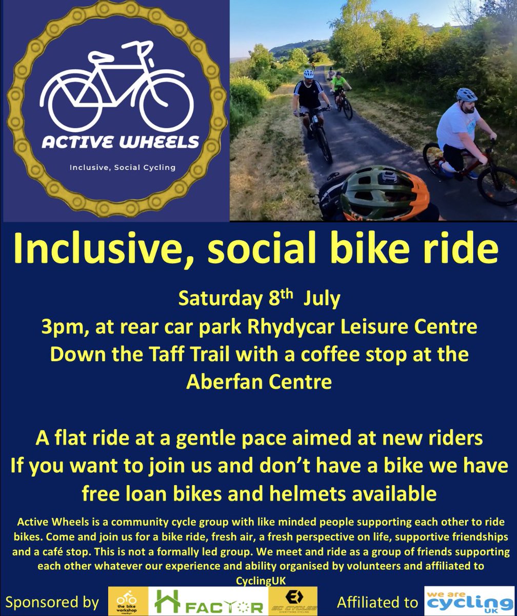 Active wheels Inclusive Social cycling tweet media