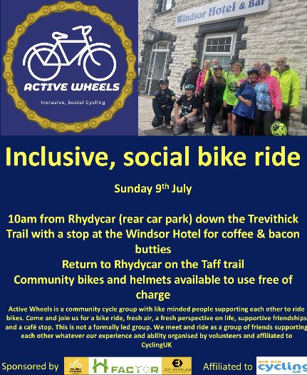 Active wheels Inclusive Social cycling tweet media