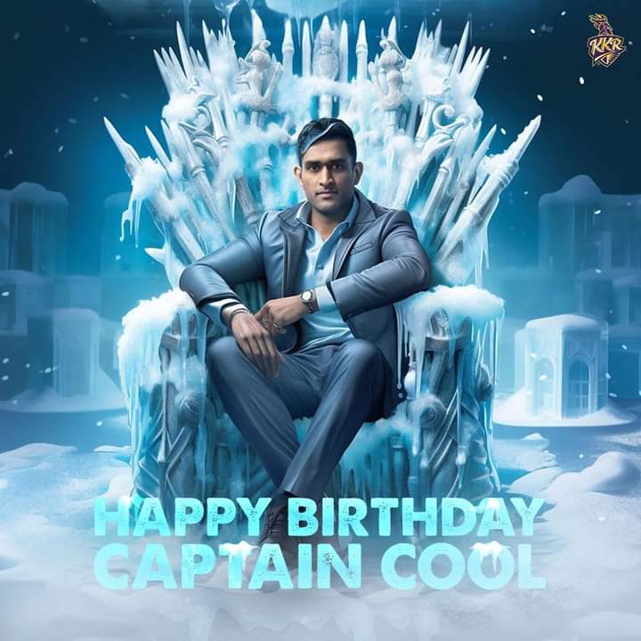 Wishing the legendary Captain Cool n Inspiration of Millions
<a href="/msdhoni/">Mahendra Singh Dhoni</a> an awesome birthday ❤️ 
#HappyBirthdayMSDhoni
#HappyBirthdayMSDhoni
#ThakurMSDhoni