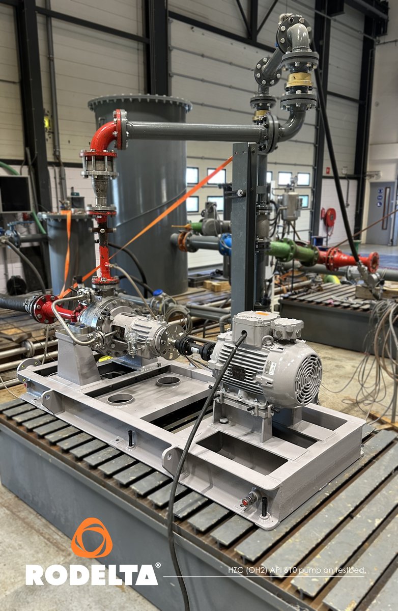 Rodelta_Pumps's tweet photo. Customer-designed HZC (OH2) API 610 pumps. Designed with very low NPSHr.  You can also download a GA drawing of your likely selection without registering. To keep your engineering on speed!!
HZC info : https://t.co/Qu0efiuh17
#engineering #testing #API610 #OH2 #NPSHr #GA_download https://t.co/0GtxpQBWuZ