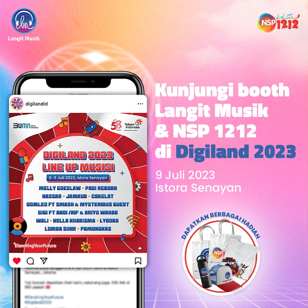 LangitMusik's tweet photo. Holaaaa, Sobat Langit Musik!
Udah siap main games bareng tim Langit Musik di Digiland 2023?
Yuk, catet jadwalnya! Hari Minggu, tanggal 9 Juli di Istora Senayan.
Save postingan ini dan tag temen yang mau kamu ajakin ikutan ya! See you! π
#MusikIndonesiaJuara #JavaPopFestival https://t.co/s5uUzFg2y4