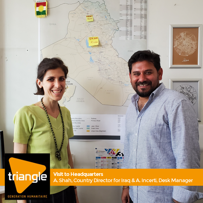 triangle_gh's tweet photo. In June, we received a visit from Adil Shah, Country Director for #TGH in #Iraq! 

His visit to our HQ included a discussion of TGH's intervention strategy &amp; meetings with our #partners  and #donors in Paris and Brussels to strengthen existing &amp; upcoming #relationships https://t.co/Q3zHH1Fov4