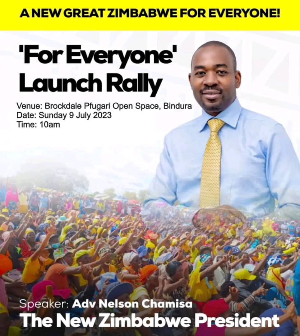 LondonCCCBranch's tweet photo. Zimbabwe, are you ready?

All roads lead to Bindura this Sunday 9 July - don't misd the launch!

A Great New Zimbabwe 🇿🇼 is loading https://t.co/Yh0nOXGcGY