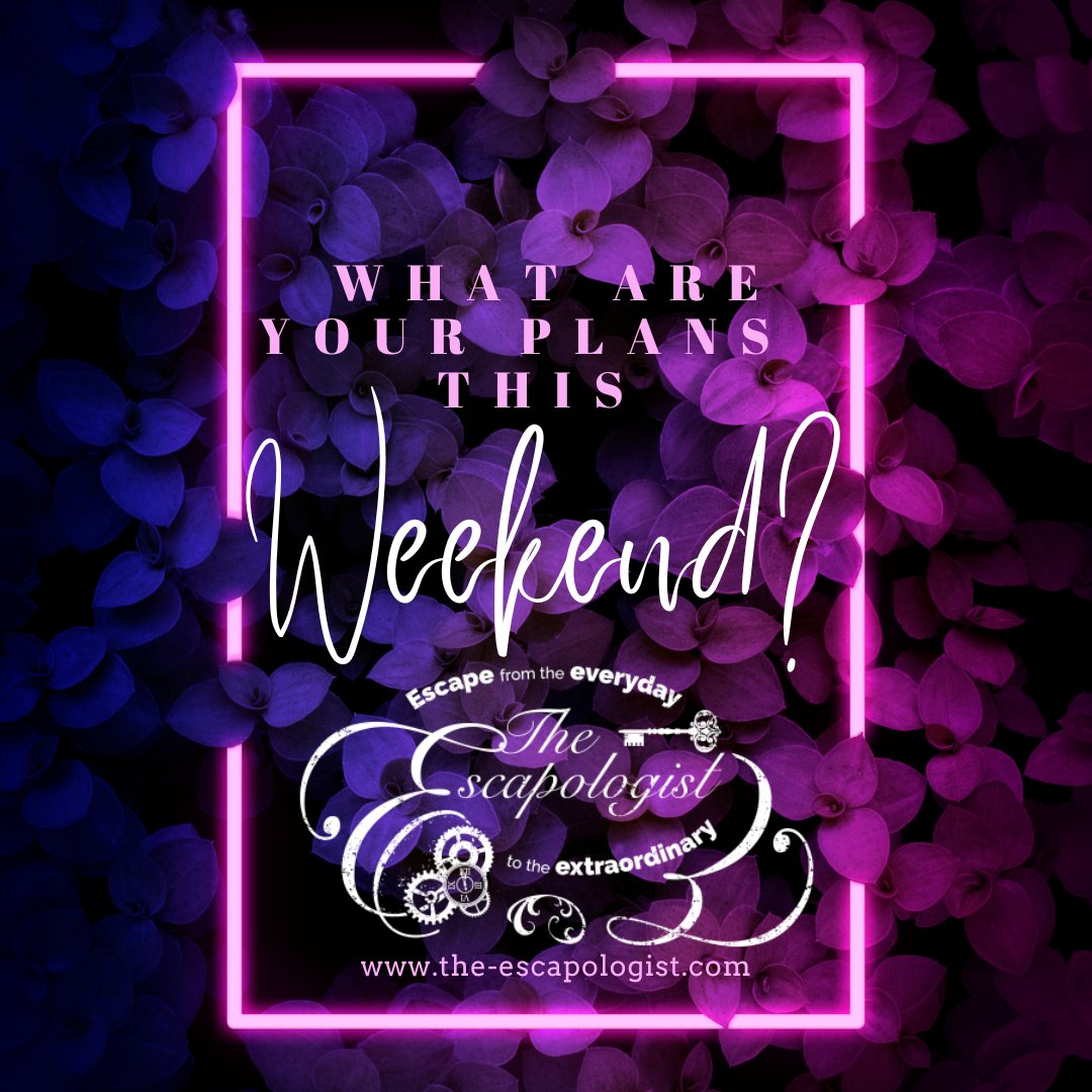 Escapologist_uk's tweet image. Nothing Planned this Weekend?? Worry Not.... We've got the Answer!! 
Wether an Escape to a Magical Realm, or even just looking for Somewhere to Enjoy the Perfect Drink!? We'll See You There!
 #perfect #answer #worrynot #weekend #enjoy #drinks #magicalrealm #escape
