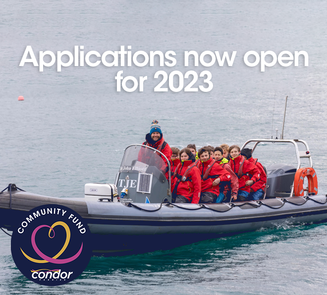 Condor’s Community Fund is accepting applications for 2023. If you have a Community project and are based in the Channel Islands, you can still apply for a grant. To apply online before midnight on Monday 10 July, condorferries.co.uk/landing/commun…