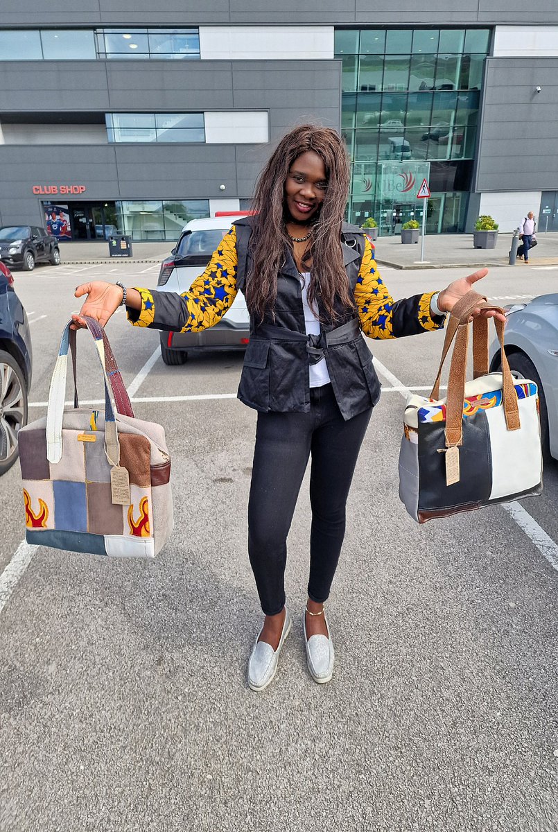 It was great at AJBell Stadium #manchesterbizfair we showcased our #sustainable works and talked about the services we deliver: Creative Sustainable Workshops, Health & Nutrition and Basic IT. Our #upcycle bags were mind-blowing and the highlight of the day #ClimateAction #reuse