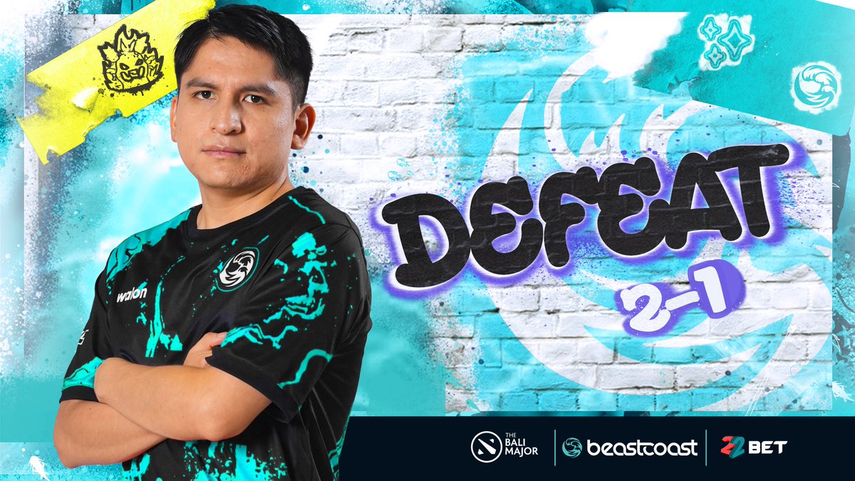 beastcoast's tweet photo. ๐
GG's to @9pandasgg as we fall 1-2
#BaliMajor #MakeWaves #BCDota https://t.co/PuzwClv6N0