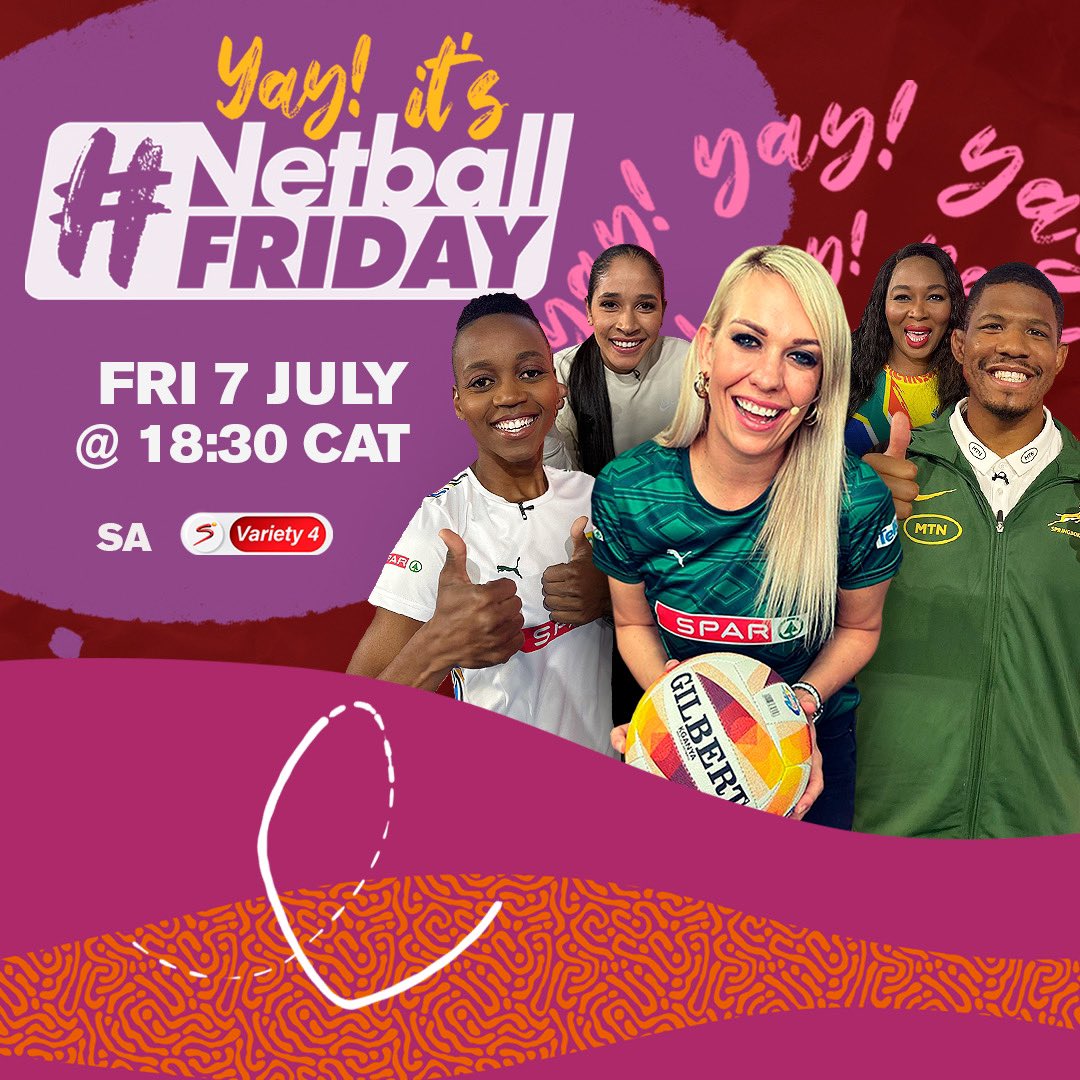 Vanes-Mari Du Toit (@vanesdutoit) on Twitter photo Funny man <a href="/MarvinOrie/">Marvin Orie</a> on Yay! It's #NetballFriday tonight alongside Protea Netball Star Precious Mtembu, Vice President of <a href="/Netball_SA/">Netball South Africa</a> Mami Diale & Jessica du Plessis.
Also available on <a href="/DStv/">DStv</a> Catch-Up & <a href="/ShowmaxOnline/">Showmax South Africa</a> 💕 Funny man <a href="/MarvinOrie/">Marvin Orie</a> on Yay! It's #NetballFriday tonight alongside Protea Netball Star Precious Mtembu, Vice President of <a href="/Netball_SA/">Netball South Africa</a> Mami Diale & Jessica du Plessis.
Also available on <a href="/DStv/">DStv</a> Catch-Up & <a href="/ShowmaxOnline/">Showmax South Africa</a> 💕