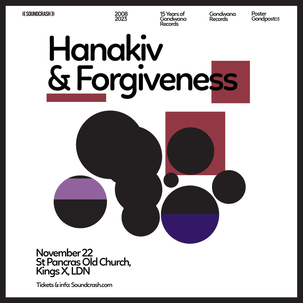 ON SALE: #Hanakiv &amp; <a href="/forgivenessband/">Forgiveness 🦢</a> will play London’s <a href="/SPOCMusic/">St Pancras Old Church Music</a> in November 💥
 
Get tickets 👉 livenation.uk/Zi7N50P385i