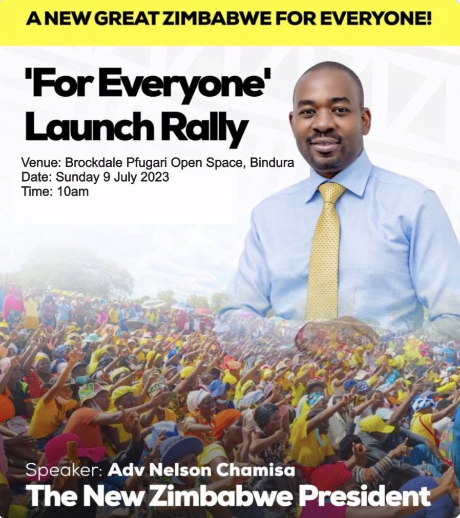 DavidColtart's tweet photo. The @CCCZimbabwe will formally launch its campaign this weekend in Bindura. All are warmly invited as we set out the plans we have to make #Zimbabwe great again. https://t.co/0o7mVKHubR
