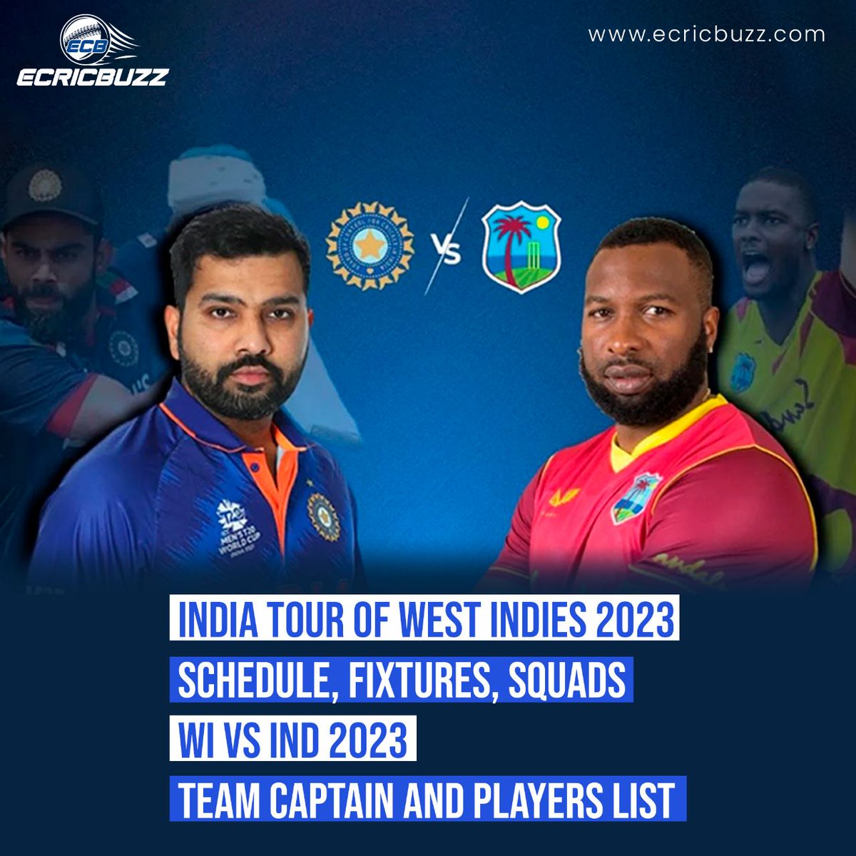 Ecricbuzz_'s tweet photo. IND vs WI: India Tour of West Indies 2023
#INDvsWI https://t.co/VQuNpo2H6A
