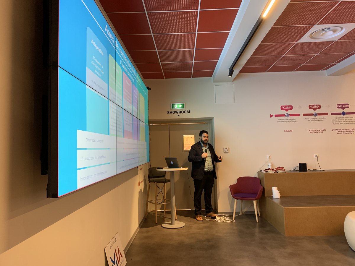 Maison_IA's tweet image. 🔴Lancement de la 2ème journée avec @NovationCity #AIFACTORY🤩

Au programme de la matinée👇
✔️Pitch start-ups #AIFACTORY
✔️Intervention de @IMREDD_uca
✔️Présentation @Cluster_IA @FerbachAlan
✔️Rencontre &amp;amp; échanges entre acteurs azuréens et startups tunisiennes