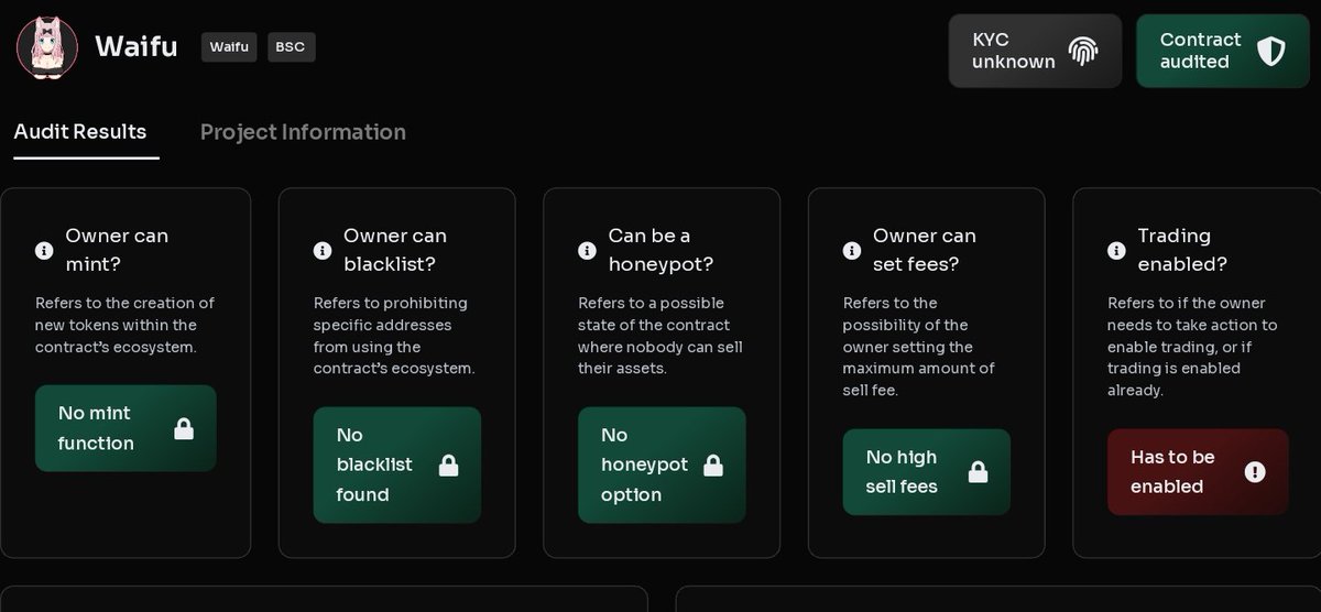 WaifuINU's tweet photo. Our Smart Contract has officially audited by @CoinsultAudits and certified safe with low risk!

Learn more:
https://t.co/yqnZA9BEPk https://t.co/rgIBmDt8uw