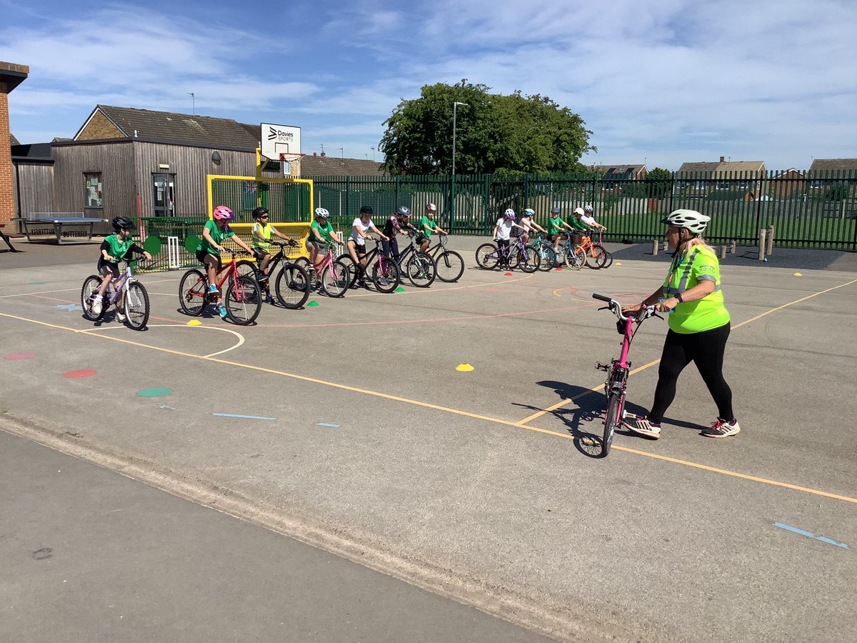 Acreheads7ST's tweet photo. The first of our Year 5 Bikeability sessions has started today #year5 #roadsafety #acreheads 🚴🚲 https://t.co/zmTzcsR6E4