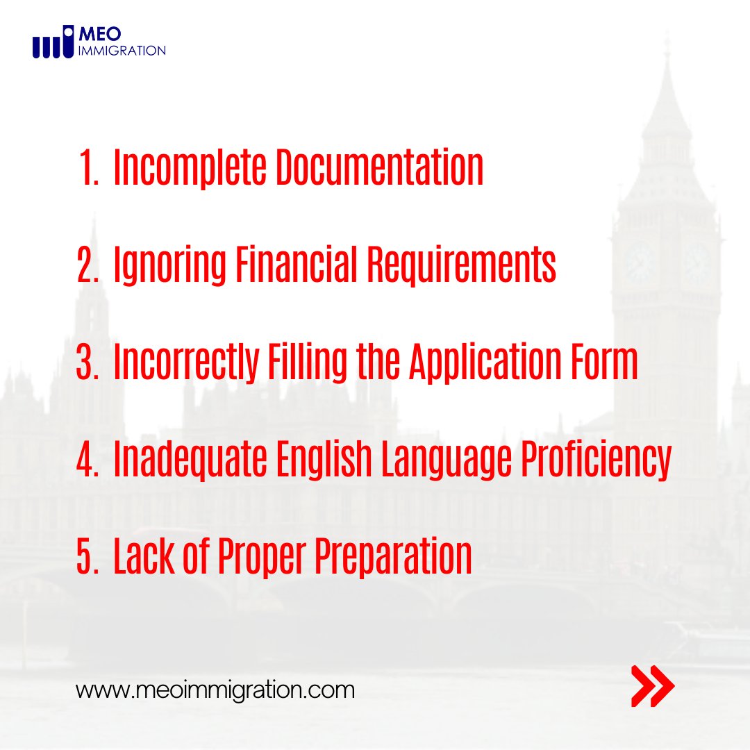 MeoImmigration's tweet image. 🚀 Don&apos;t let these mistakes ruin your dreams! 🌟 Avoid these 5 major blunders when applying for a UK student visa. 🎓💼

 #StudentVisaMistakes #UKStudyAbroad #VisaApplicationTips #UKEducation #InternationalStudents 🌍✈️
