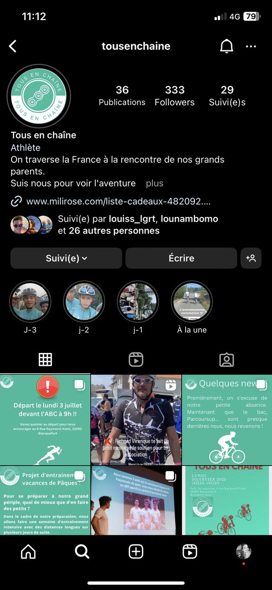 juliette_lngrt's tweet photo. AVIS AUX AMATEURS DE 🚴‍♂️

En cette période de @LeTour, je vous présente mon petit frère et de ses amis qui ont décidé de faire un Tour de France bien à eux ! 

Depuis quelques jours, ils sillonnent la France pour rendre visite à des personnes âgées ! 

Suivez les ici ! https://t.co/HuYioGkito