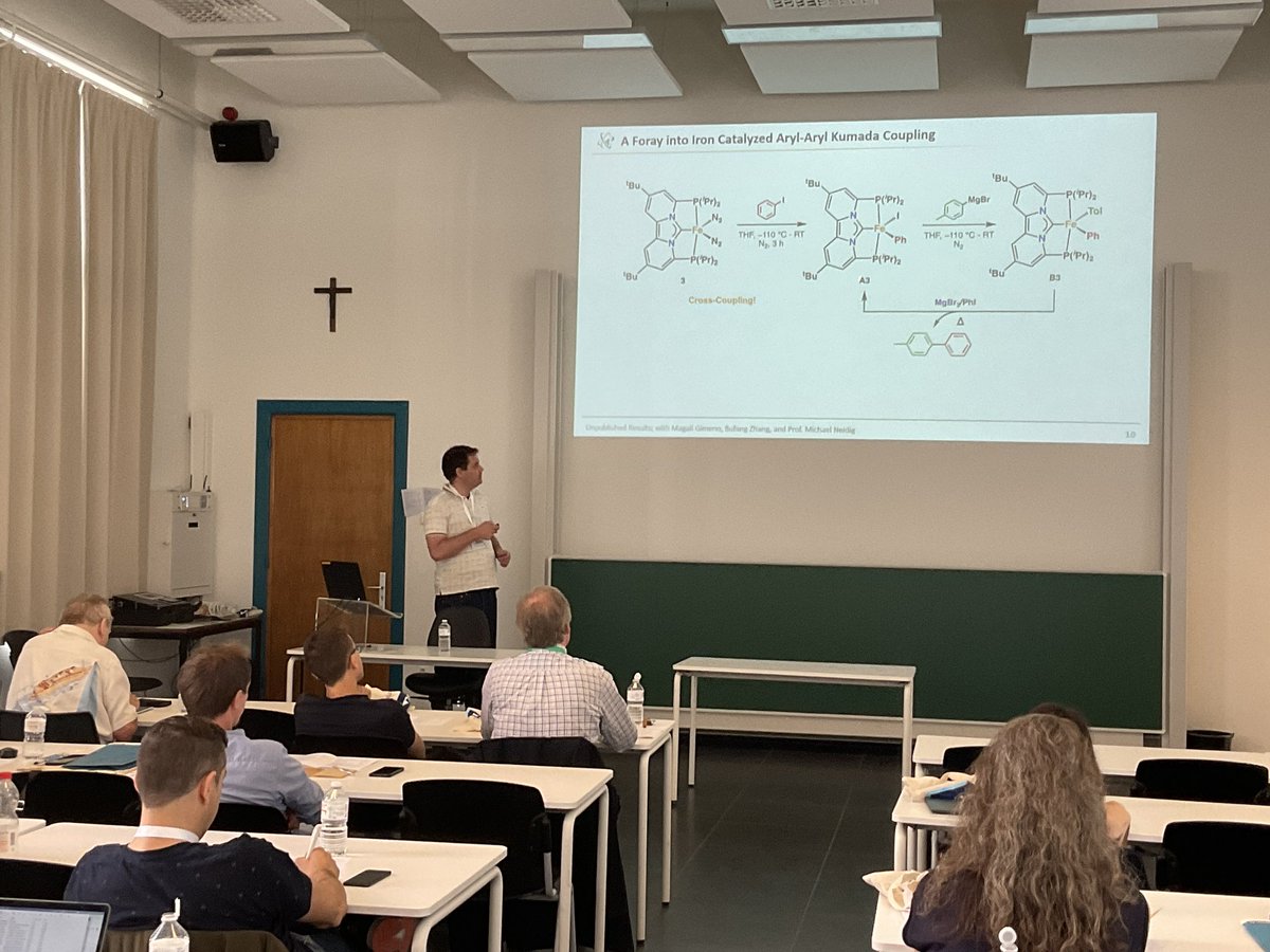 EuChemS DOC (@euchems_doc) on Twitter photo We kick off the Young Investigator Workshop #YIW2023 with an intriguing lecture by Dr. Graham de Ruiter <a href="/deRuiterLabs/">Graham de Ruiter</a> on - The Iron Age of Catalysis: A World of Opportunities.
#YIW2023 We kick off the Young Investigator Workshop #YIW2023 with an intriguing lecture by Dr. Graham de Ruiter <a href="/deRuiterLabs/">Graham de Ruiter</a> on - The Iron Age of Catalysis: A World of Opportunities.
#YIW2023