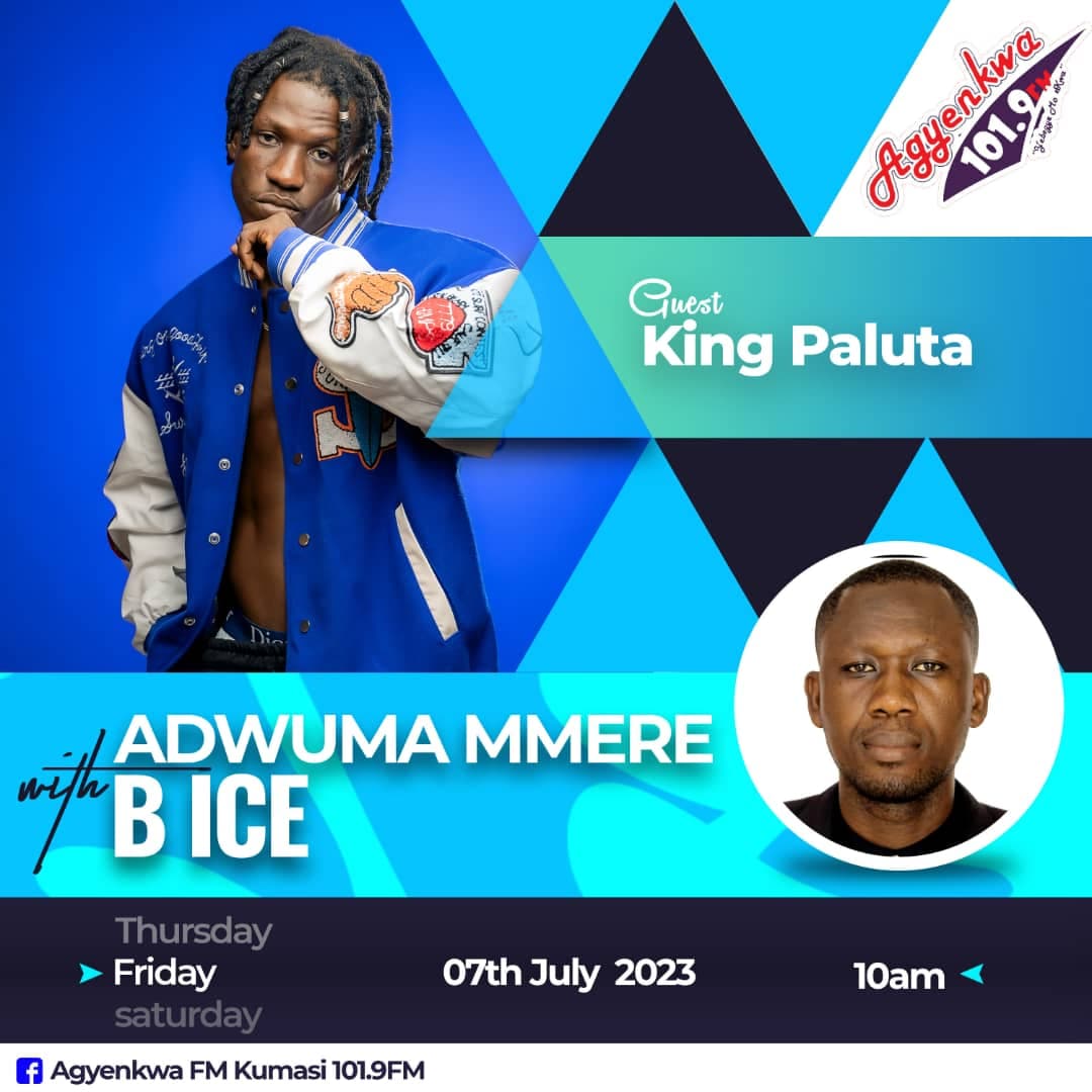 bicegh's tweet photo. Interview With @KingPalutaMusic On Adwuma Mmer3 On @agyenkwa101.9 With The Prince Of The Airwaves. #bokoortis3bpower #theprinceoftheairwaves https://t.co/r4zFunLGUO