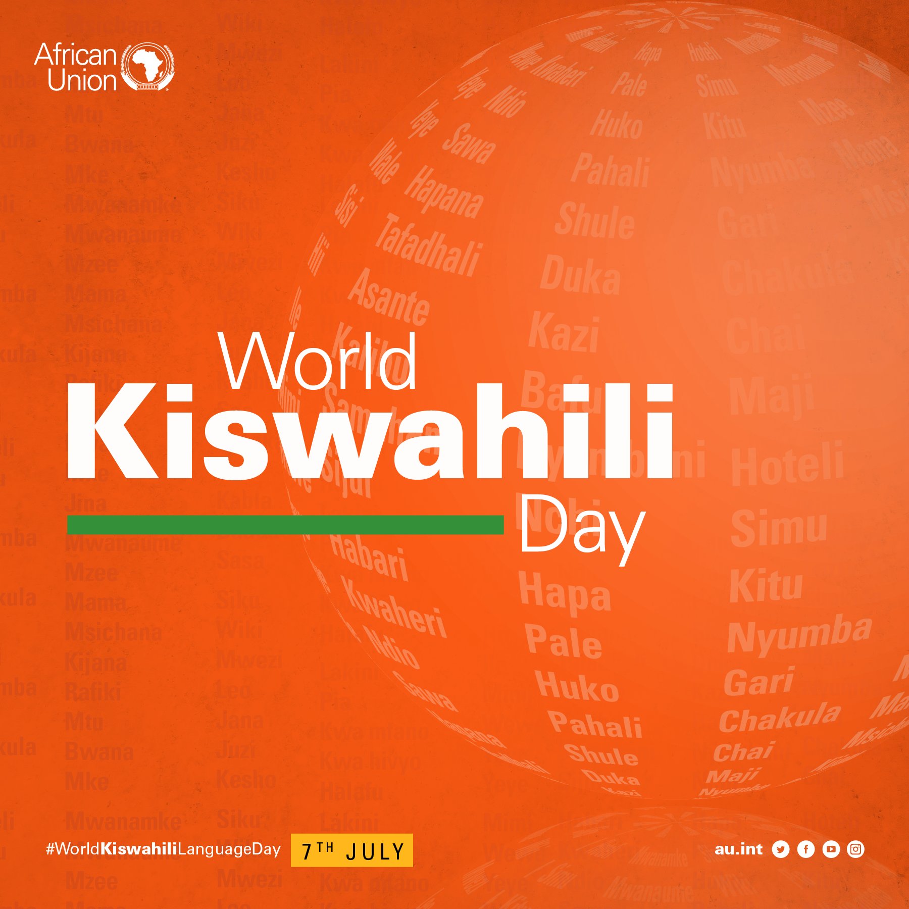 African Union on Twitter "July 7 is World Kiswahili Language Day