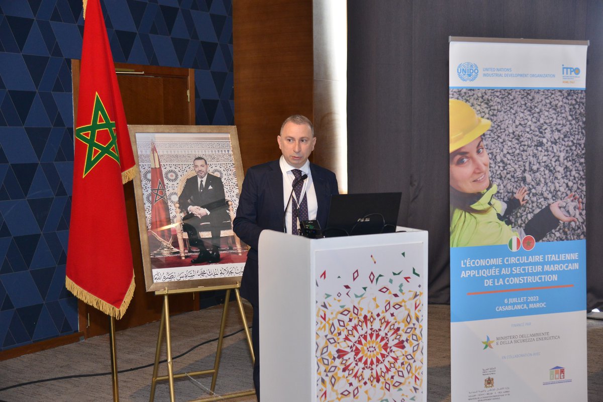 ITPO_Italy's tweet photo. 🎙️ Institutional remarks, technical study panels, Q&amp;A sessions, and more highlights from our seminar "The 🇮🇹 #CircularEconomy applied to the #construction sector of #Morocco" in #Casablanca 🇲🇦🏗️♻️ #FIPEE @MTEDDMAROC 

🔎 Read more: 🔗 https://t.co/IuH8N9RTVk https://t.co/tYmzNjZDx3