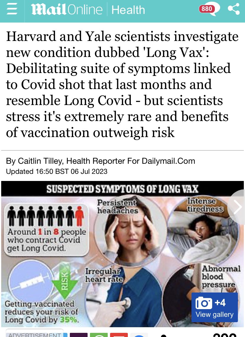 Unmasking Mainstream Media on Twitter: "Blood clots? Rare. Bells Palsy