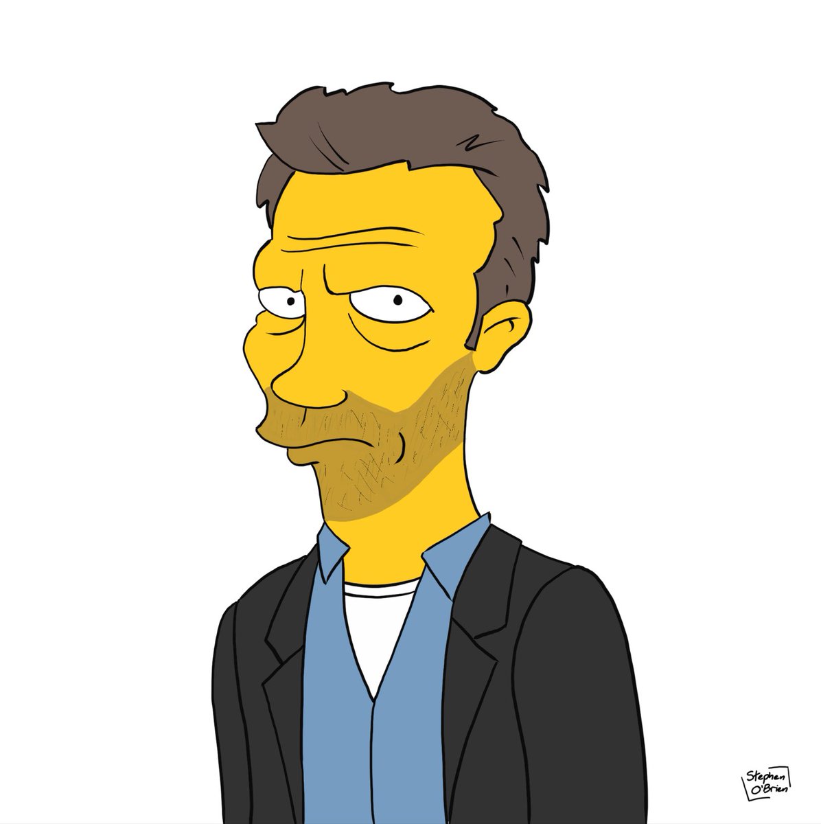 Stephen64158507's tweet photo. Drawing of Dr. Gregory House, M.D. Simpsonized.

#animation, #procreatedrawing, #Channel4, #thesimpsonsfanart, #sitcom, #simpsonscharacter, #comedy, #DisneyPlus, #thesimpsons, #hughlaurie, #procreate, #house, #addict, #vicodin, #mattgroening, #skyone, #foxnetwork. https://t.co/UWI6H65jTQ