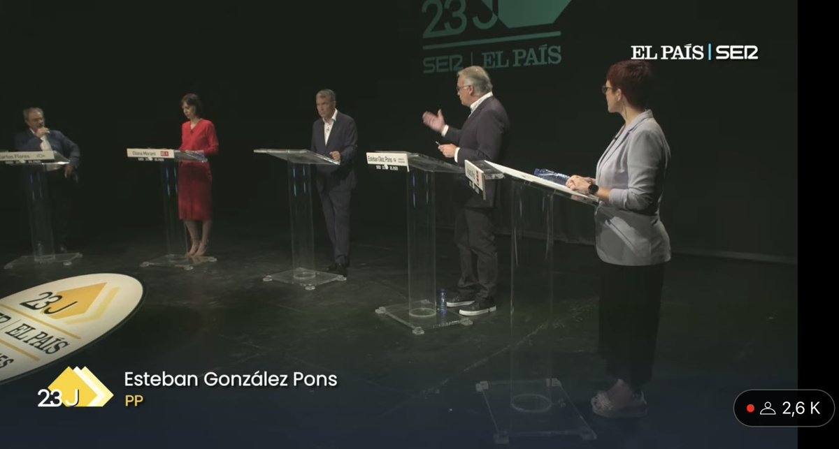 NuevosVal_PPCV's tweet photo. @GonzalezPons participa en el #DebateEnLaSer de cara a las próximas elecciones generales del #23J.
Queda claro que #EsElMomento del #CambioQueMereces en #España de la mano de @NunezFeijoo y que ese cambio da inicio en la #ComunitatValenciana. https://t.co/cgHELGxtcq