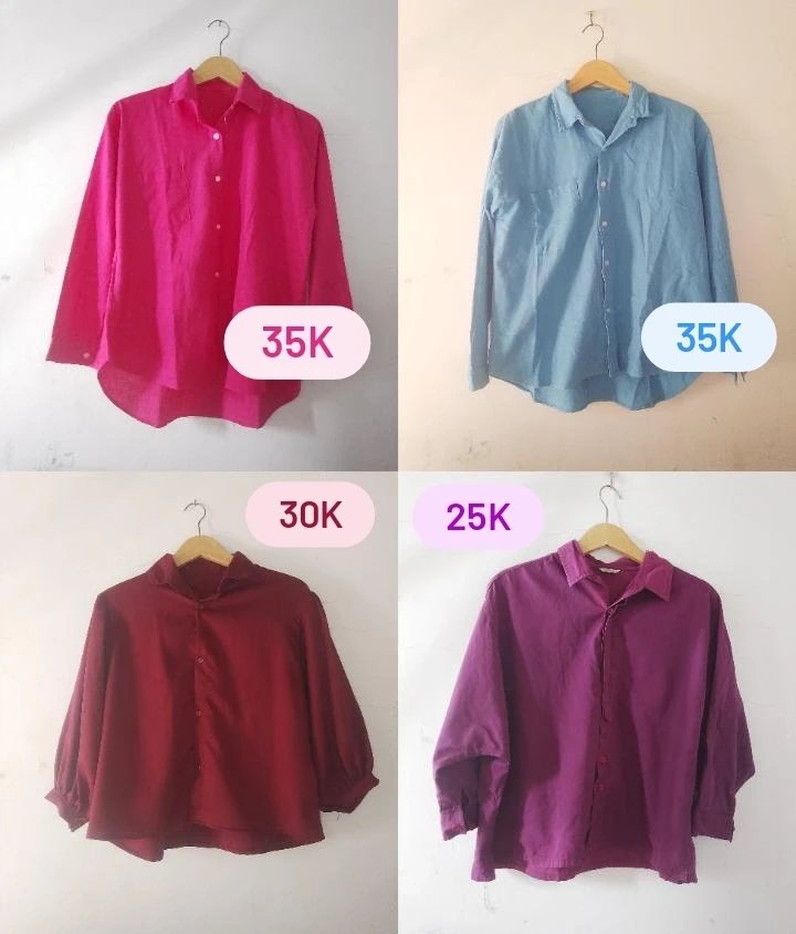SALE 7.7 | preloved kemeja oversize
guys ada yg mau ga? jual cepet ya🌷
🌷free ongkir di toko oren
🌷details? DM ya
🌷no minus
#zonauang #zonajajan