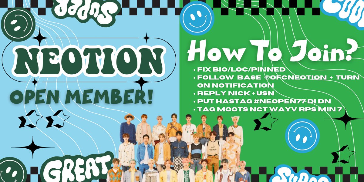 ㅤ
ㅤ    ─────────────────────
ㅤThe entrance is open now. Dare to 𝗷𝗼𝗶𝗻?
ㅤWe are searching for you to fill the spot
ㅤShoot your best shot here and settle in
ㅤHere we, 엔시티, ready to rock together.
ㅤ    ─────────────────────
ㅤ